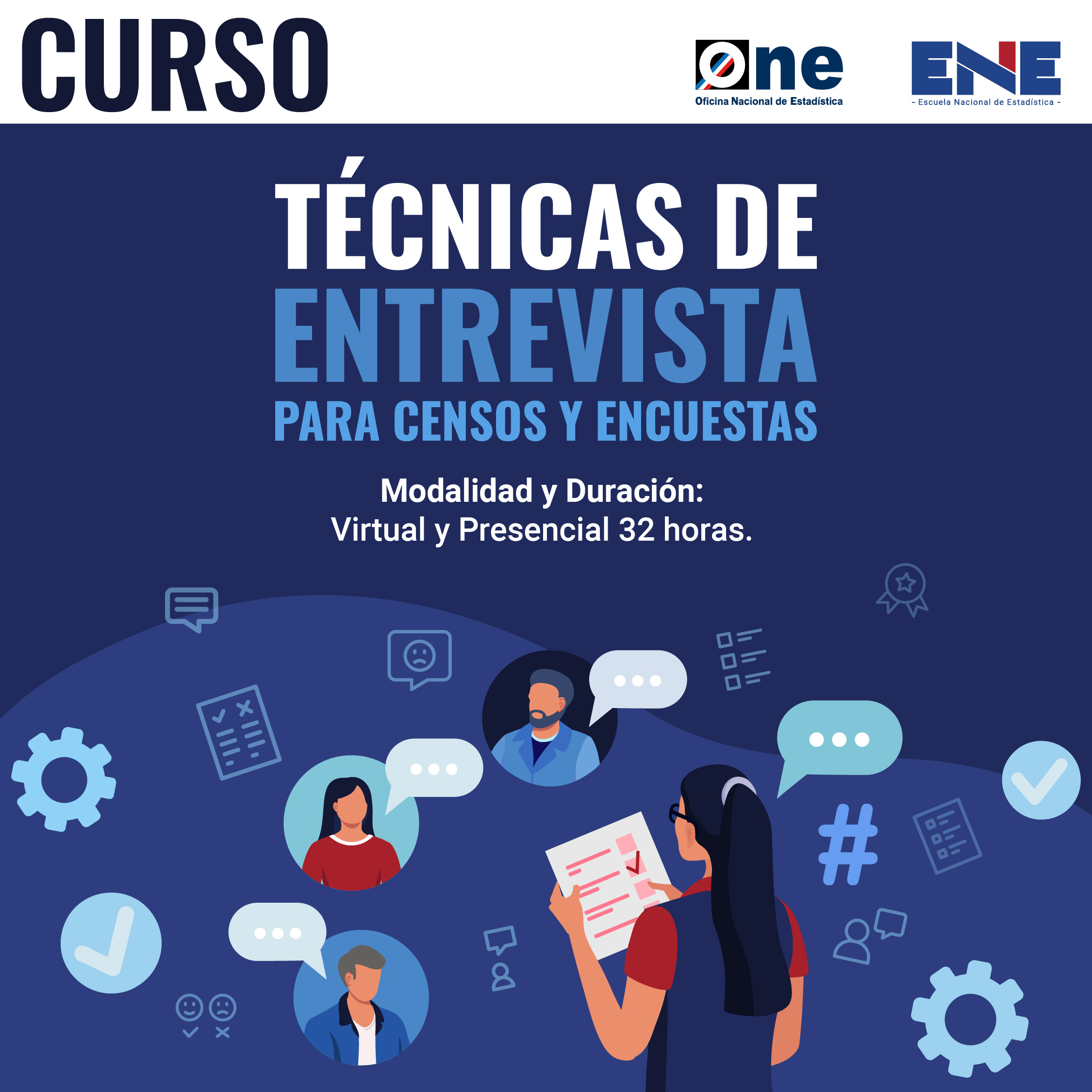 Curso Técnicas de Entrevista para Encuestas y Censos